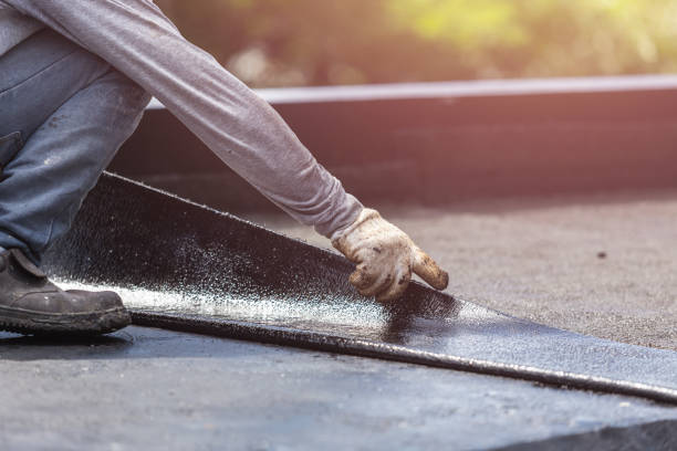 Professional Basement Waterproofing technician working in Brunswick, MD